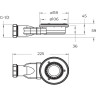 Душевой поддон из искусственного мрамора BELBAGNO TRAY-MR-UNO-AH-170/70-35-W-BO