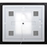 Зеркало BELBAGNO SPC-KRAFT-1200-800-LED-TCH-WARM-NERO в алюминиевой раме со встроенным светильником, сенсорным выключателем и подогревом, 1200x32x800